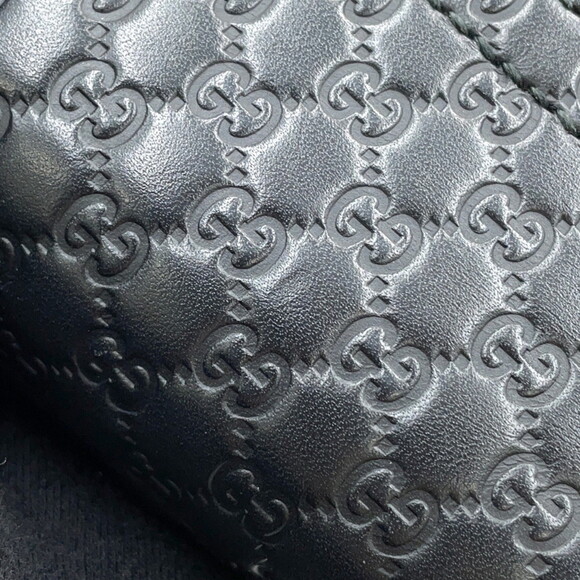 GUCCI Authentic Black Leather Shoulder Bag - Picture 9 of 16